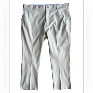 Peter Millar EB66 Pants Men’s 38x26 Beige Performance 5 Pocket Chino Golf